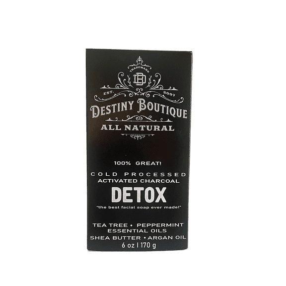 Destiny Boutique Charcoal Facial DETOX Soap "the best facial soap ever made!"
