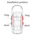 thumbnail image 2 of Door Sill Plate Protectors for Car Universal Door Entry Guards Sill Scuff Cover Panel Step Protector,Door Sill Plate Protectors for Car　, Welcome Pedal　Protector Cover,　Black 4pcs/Set,RALLART, 2 of 4
