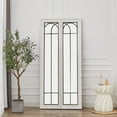 thumbnail image 2 of Full Length Mirror Wood Large Rustic Rectangular Full Body Mirror Standing the Wall, Floor Mirror for Bedroom Living Room, 69"x32", 2 of 6