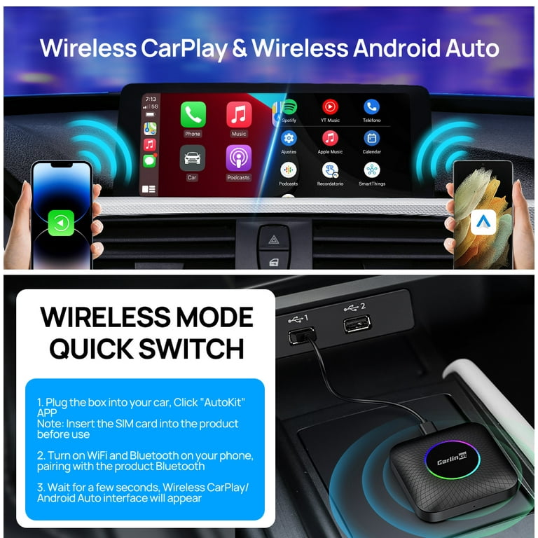 CarlinKit CarPlay TV Box for Cars,8+128GB with Android 13.0 CarlinKit CarPlay TV Box for Cars,8+128GB with Android 13.0