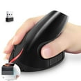 thumbnail image 1 of 2.4GHz 5 Buttons Rechargeable Battery Wireless Ergonomic Vertical Optical Mouse Ergonomic Mouse  for Laptop  PC  Computer  Desktop  Notebook etc, 1 of 7