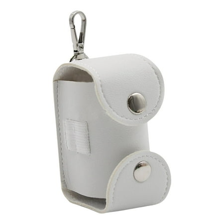 harayaa PU Leather Tee Holder Belt Waist Bag Club Ball Pouch for Golfers Kids Youth Teen White