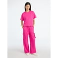 thumbnail image 3 of Scoop Women's and Women's Plus New Scubaknit Cargo Pants, Sizes XS-4X, 3 of 6