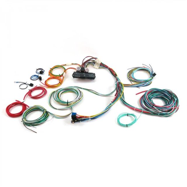 Ultimate 15 Fuse 12V Conversion Wiring Harness for 35 1935 Ford Model 48 Roadster - Standard, Deluxe