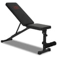 thumbnail image 1 of Banco de Abdominales Plegable X-RUSH Negro Diseño Compacto y Ajustable, 1 of 9