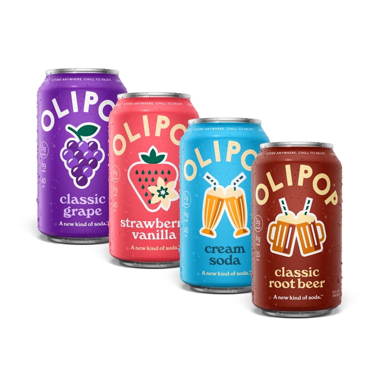 OLIPOP Favorites Variety Pack Prebiotic Soda, 12 fl oz, 12 Pack photo 2