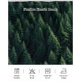 thumbnail image 5 of Green Forest Wrap Around Bed Skirts for King Bed 18" Drop, Bed Skirt with Adjustable Elastic Belt Dust Ruffle Bed Valance for Bedroom Hotel Luxury Modern Pine Trees Mysterious Art Bed Frame Cover, 5 of 7