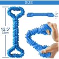 thumbnail image 4 of Dog Chew Toy, Indestructible Large Dog Interactive Toy, Bite Resistant Rubber Teeth Cleaning Stick for Small Medium Dogs Teeth Cleaning (Blue), 4 of 5