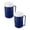Blue*2PCS, variant on 12oz Travel Coffee Mug Thermal Insulated Cup with Spill-Proof Lid, Durable PS Container, Ergonomic Handle for Seniors & Patients, Portable Home & Office, 2pc Blue