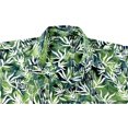 thumbnail image 5 of HAPPY BAY Men's Holiday Beach Short Sleeve Hawaiian Shirts XL Shamrock Forest, Bamboo Fern Summer Vacation Holiday, 5 of 7