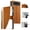 Brown, variant on For iPhone 17 Pro 6.3" Splicing Multi Card Slots/Pocket Zipper Wallet Strong Magnetic Attachment/Closure,  PU Leather Flip Wallet Case With Hanging Rope,Brown,For iPhone 17 Pro