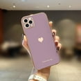thumbnail image 2 of iPhone 11 Pro Max Case - Luxury Bling Love-Heart Design, Soft Silicone, Shockproof, Camera Protection - Lavender, 2 of 14