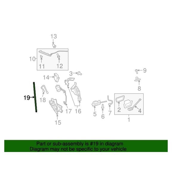 GM 20812019 Actuator Rod