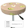 thumbnail image 4 of Haiem Egg and Avocado Cushion Round Bar Chair Seat Cover Bar Chair Cushion Covers Elastic Washable Bar Chair Cover,Protects from Scratches and Stains-14 inch, 4 of 7