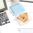thumbnail image 4 of 2 cajas de silicona para sándwich, almacenamiento de alimentos, apto para microondas, reutilizable., 4 of 9