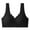 Black, variant on TAGOLD Womens Summer Plus Size Brs,Push Up Casual Bra for Womens,Woman's Front-button Fixed Cup Gathers No Steel Ring And No Underwear Daily Bra
