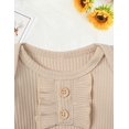 thumbnail image 4 of Baby Girls Clothes Cute Baby Clothes Girls Romper + Pant 3pcs Winter Outfit 9-12 Months, 4 of 7