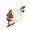 White, variant on Fashionable Coral Shell Brooch Pearls Enamel Lapel Pin Alloy Statement Jewelry