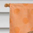 thumbnail image 3 of Carolines Treasures BB8173CHF Sea Shell Orange Polkadot Flag Canvas, House Size, 3 of 4