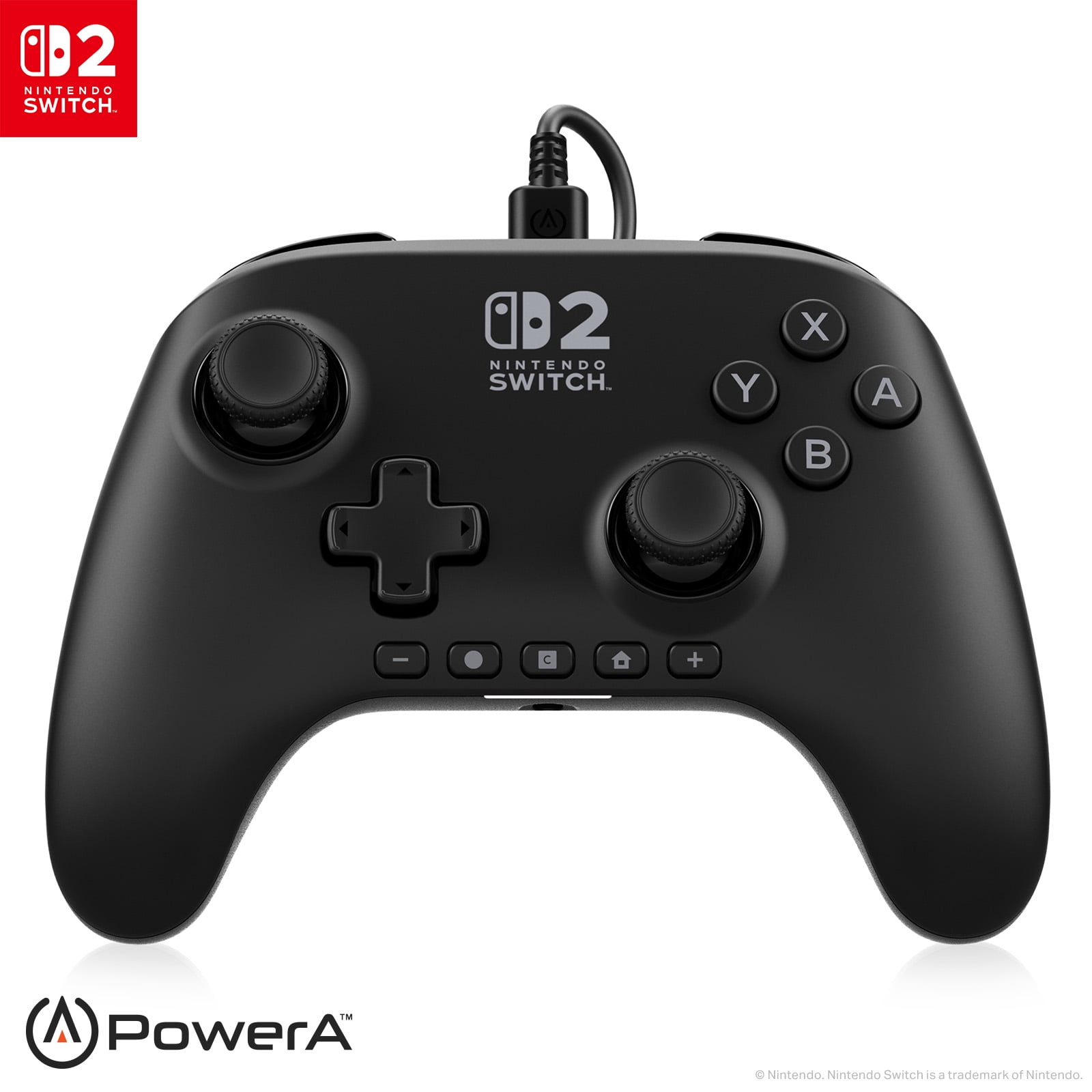 PowerA Advantage Wired Controller for Nintendo Switch 2 - Black