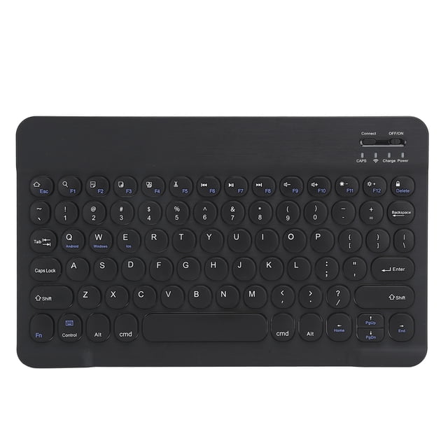 Keyboard, Keyboard Portable Dustproof With Round For Smartphone For Tablet ,Light Green,Black,White,Yellow