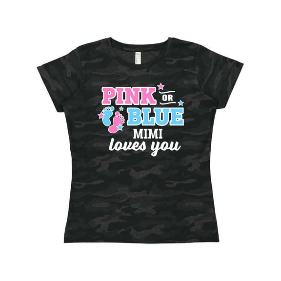 Inktastic Pink or Blue Mimi Loves You Women's T-Shirt