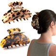 thumbnail image 1 of 2 pinzas en forma de garra para el cabello grandes, concha de tortuga, pinzas para el cabello con garra grande para cabello grueso, sujeción fuerte, agarre antideslizante, pinzas para la mandíbula del, 1 of 5