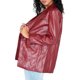 thumbnail image 5 of Txlixc Chaqueta de traje de cuero artificial para mujeres chaqueta de cuello de solapa sólido de manga larga chaqueta de traje de bolsillo de una sole otoño e invierno abrigo al aire libre Txlixc  moda, 5 of 9