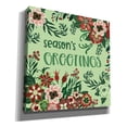 thumbnail image 2 of Epic Graffiti 'Season's Greetings Florals' by Cindy Jacobs, Canvas Wall Art, 37"x37", 2 of 2