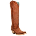 thumbnail image 2 of Corral Boots Womens Suede Embroidered Tall Snip Toe Cowboy  Tall Boots, 2 of 5