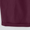 thumbnail image 4 of biudgviw Bermuda Shorts for Women High Waisted Summer Shorts Cuffed Hem Plus Size Lounge Knee Length Shorts with Pockets, 4 of 6