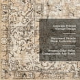 thumbnail image 6 of Nuloom Hillstone Collection Traditional Vintage Medallion Area Rug, 6' 7" x 9', Elinda Dark Beige, 6 of 7