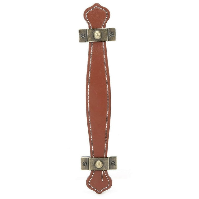 Artificial leather furniture handle, for drawer, cabinet, door, suitcase