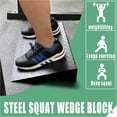 Cale De Yoga - Squat Wedge Block Pour L'exercice - Planche Inclinée En Mousse Pour étirement Du Mollet, Planche Inclinée En Mousse De Soutien Du Dos Pour étirement Des Jambes, Du Mollet, De La