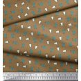 thumbnail image 3 of Soimoi Polyester Crepe Fabric Brush Stroke & Salt Bottle Cartoon Decor Fabric Printed Yard 52 Inch Wide, 3 of 3