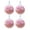 light pink, variant on 4 large non-loose bath flower bath balls Lace bath balls Bath back rub bath balls