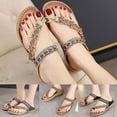 thumbnail image 1 of TrendOFT Sandales Pour Femmes Comfortable Slide For Everyday Casual Wear Beach Walking Lightweight Breathable Toe Post Flip Flops Summer Womens Flat Sandals Black 38, 1 of 7