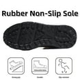 thumbnail image 4 of Men's Snow Boots Casual Warm Ankle Booties Comfortable Plush Lined Light Weight Waterproof Hiking Outdoor Walking Boots Black 8.5 US, 4 of 7