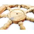 thumbnail image 3 of Wooden Ship Wheel Unpolished (Fat Cruiser AKA Big & Fatty) - (12 Inches), 3 of 3