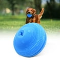 thumbnail image 4 of Cheers.US Bite Resistant Teething Toys Balls Dog Pet Food Treat Feeder Chew Tooth Cleaning Ball Exercise Game IQ Training Ball Pet Tooth Cleaning, Chewing, Fetching, IQ Raise Ball Food Toys, 4 of 7