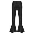 thumbnail image 2 of CHICTRY Kids Girls Bell Bottoms Jazz Hip Hop Dance Flare Pants,Sizes 5-14 Black 8, 2 of 6