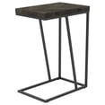 thumbnail image 6 of Carly Expandable Engineered Wood C-Shaped Side Table Grey, 6 of 13