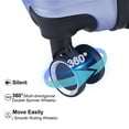 thumbnail image 4 of 3 Piece Hardshell Luggage Suitcase Sets Hardside Carryon Luggage Set With 360 Degree Spinner Wheels For Travel (20"/24"/28"), 4 of 7