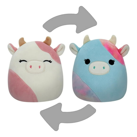 Squishmallows: Flipamallows 5" - Pink Cow + Blue Cow