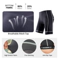 thumbnail image 4 of Sponeed Biking Shorts Set 4D Gel Padded Breathable Short Sleeve Riding Clothes White XL, 4 of 8