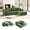 Green, variant on Kelyda 106" Boneless L-Shaped Modular Sectional Sofa, Faux Rabbit Fur for Living Room, Light Coffee