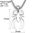 thumbnail image 2 of HAHDAXIA Stainless Steel Superhero Superman Pendant Necklace, 2 of 7