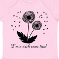 thumbnail image 4 of Inktastic I'm a Wish Come True Dandelion in Black Boys or Girls Baby Bodysuit, 4 of 5