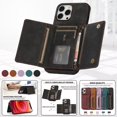 thumbnail image 1 of SaniMore Case for iPhone 14 Pro 6.1" 2022, [Flip Wallet with Card Slots] [Kickstand] [Shockproof & Anti-fall] Wear-resistant Retro PU Leather Rugged Cover For iPhone 14 Pro 6.1" 2022, Black, 1 of 7