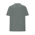 thumbnail image 4 of Tops para hombre, blusas y camisas de manga corta con cuello redondo para hombre, jersey informal con cuello redondo estampado para hombre, pantalones cortos deportivos para fitness, blusa de poliéste, 4 of 5
